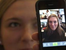 iPhone'dan yüz tanıma uygulaması iPhone'dan yüz tanıma uygulaması